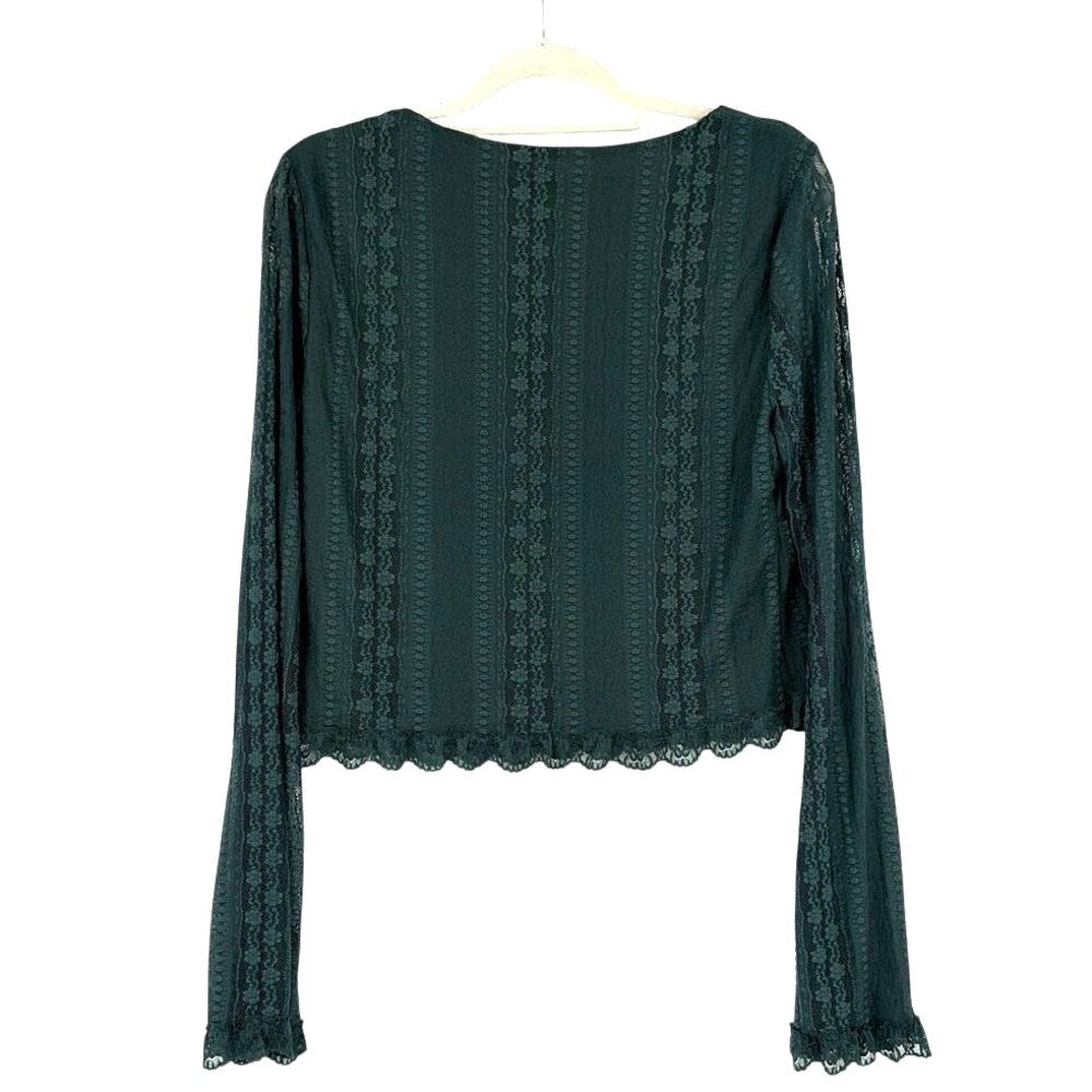 Altare'd State Lace Whimsigoth Womens Top Sz XL Y2K Babydoll Fairy Bell Forest - Picture 7 of 10